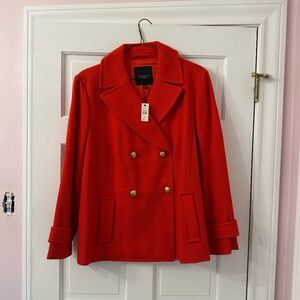 Red Talbots Winter Coat